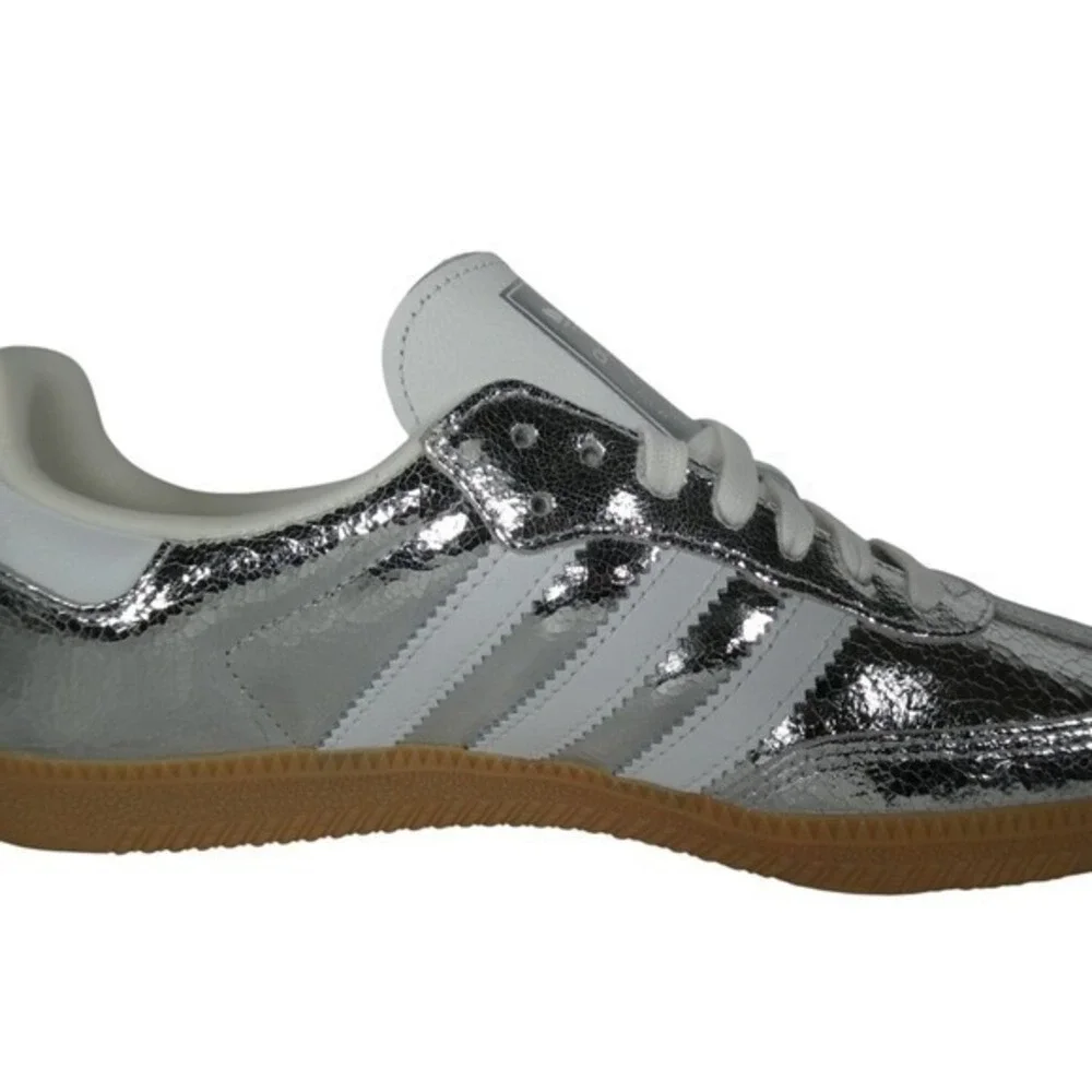 adidas Silver Metallic Athletic Sneakers